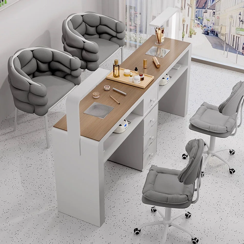New Chinese Style Multi-Function Nail Desks