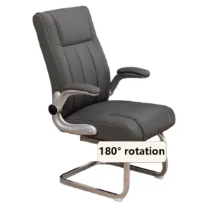High-End Leather Swivel Conference Chair for Home and Office