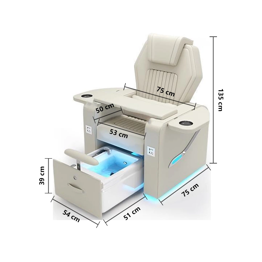 Electric Foot Massage Recliner for Pedicure & Spa Electric Foot Massage Recliner for Pedicure & Spa