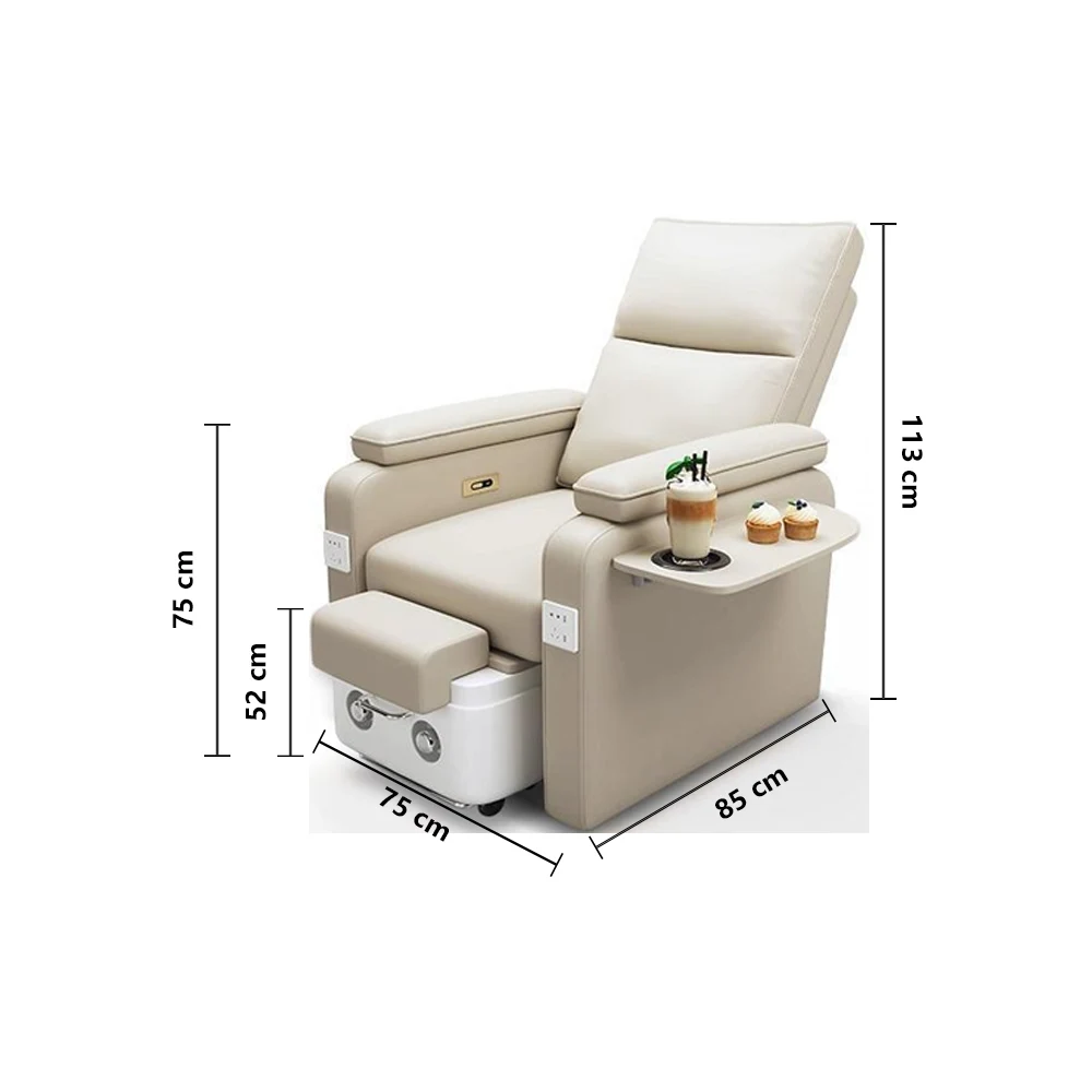 Electric Foot Massage Recliner for Pedicure & Spa Electric Foot Massage Recliner for Pedicure & Spa