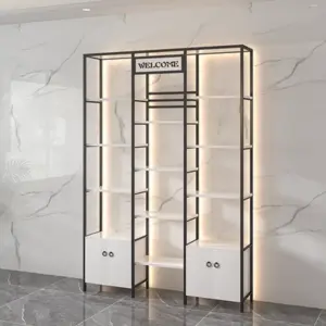 Multi-Tier Professional Cosmetic Display Stands for Salon Retail & Storage
