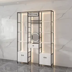 Multi-Tier Professional Cosmetic Display Stands for Salon Retail & Storage