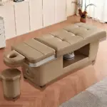 Curved Thai Shampoo Bed with Water Circulation