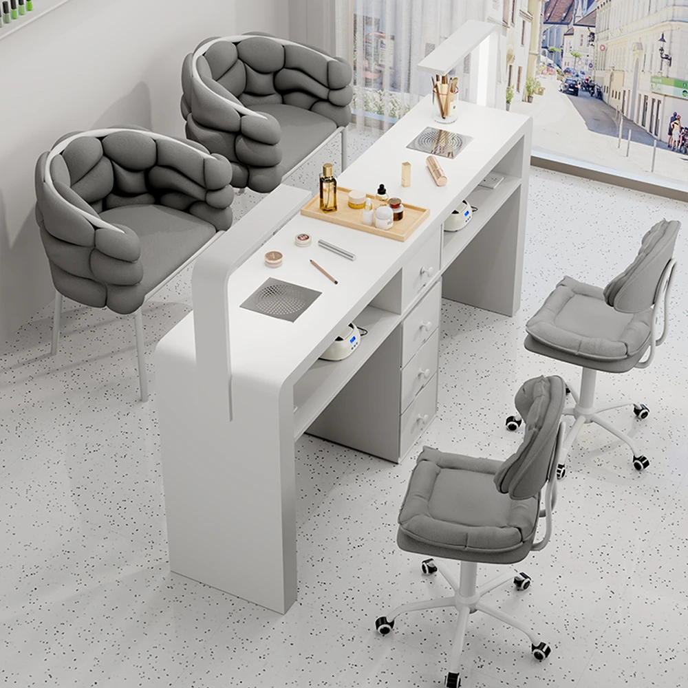Nail Technician Tables - Multi-Functiona Manicure Pedicure Stations