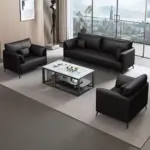 Modern Reception Room Sofa Sets- Luxury Office Waiting Room Furniture